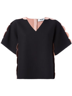 colour block top MSGM