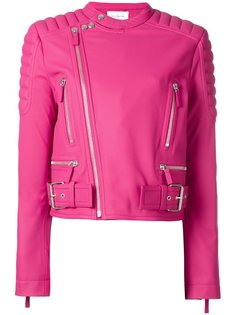 padded shoulder biker jacket Cédric Charlier