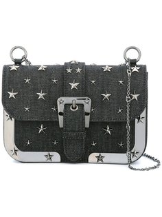 сумка на плечо с заклепками в форме звезд Red Valentino