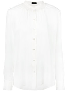 mandarin gathered neck shirt Joseph