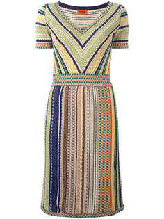 knitted V-neck dress Missoni