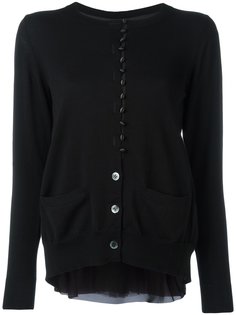 кардиган со вставками купро Sacai