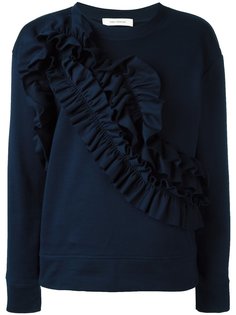 ruffled panel sweatshirt Cédric Charlier