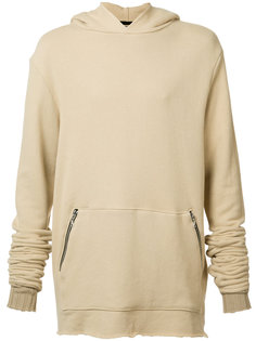 zipped kangaroo pockets hoodie Amiri