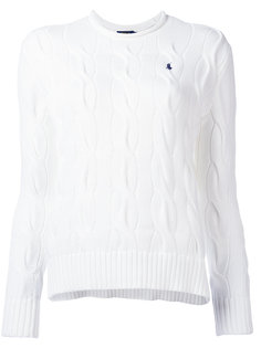 embroidered logo braided detail pullover  Polo Ralph Lauren
