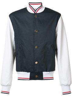 bicolour bomber jacket Thom Browne