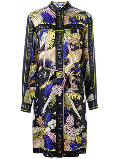 palm trees print shirt dress Emilio Pucci