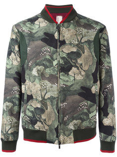 floral print bomber jacket  Antonio Marras