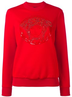 embroidered Medusa sweatshirt Versace