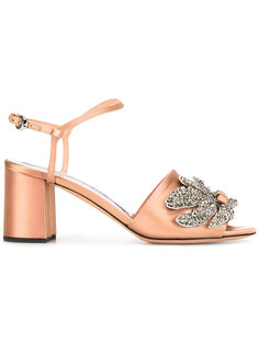 floral embellished sandals Rochas