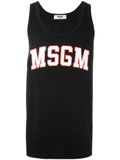 logo print top MSGM