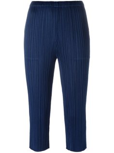 pleated cropped trousers Pleats Please By Issey Miyake