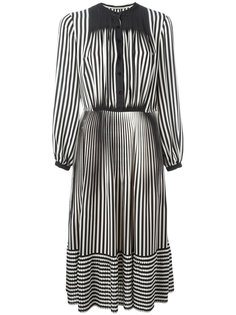 striped flared dress Marco De Vincenzo