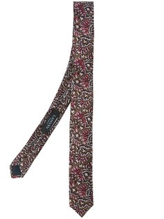 diagonal splatter tie Lanvin