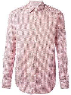 рубашка с узором Canali