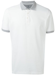 contrast collar polo shirt Brunello Cucinelli