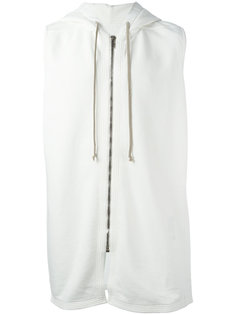 zip up sleeveless hoodie  Rick Owens DRKSHDW