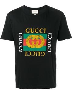 футболка с логотипом Gucci Fake Gucci