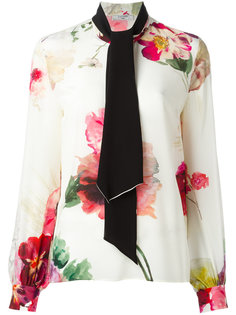 блузка с цветочным узором Lanvin