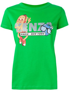 футболка с принтом логотипа Kenzo