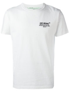 футболка с вышивкой  Off-White