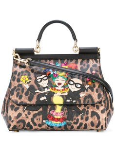 сумка-тоут с заплатками Sicily Dolce &amp; Gabbana