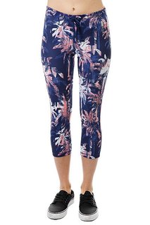 Леггинсы женские Roxy Stay On Capri J Pant Blue Depths Washed