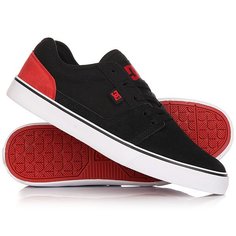 Кеды кроссовки низкие DC Tonik Black/Red/White