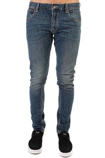 Джинсы узкие Quiksilver Zeppelinmedbl Medium Blue