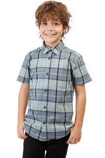 Рубашка в клетку детская Quiksilver Everycheckssyth Stone Blue Check