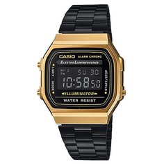 Электронные часы Casio Collection A168wegb-1b Black/Gold