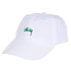 Бейсболка классическая Stussy Stock Low Profile Cap White