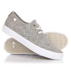 Кеды кроссовки низкие Quiksilver Shorebreak Delu Grey/White