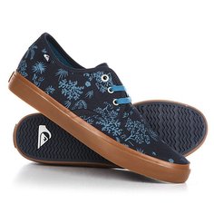 Кеды кроссовки низкие Quiksilver Shorebreak Delu Blue/White