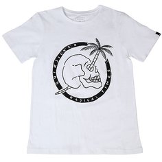 Футболка детская Quiksilver Sscltyopalmskul White