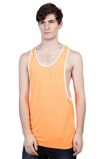 Майка K1X Basic Tear It Up Tank Top Neon Orang/White