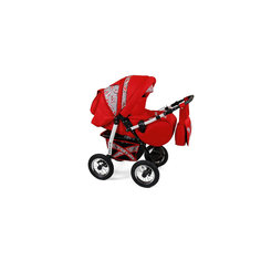 Коляска-трансформер Nevada, Alis, красный/принт