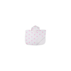 Муслиновое полотенце-пончо 45х60 см, Jollein, Little star pink