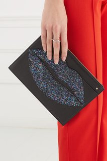 Кожаный клатч Pouty Clutch Charlotte Olympia