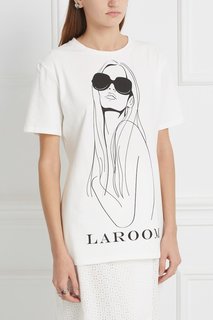 Хлопковая футболка Laroom