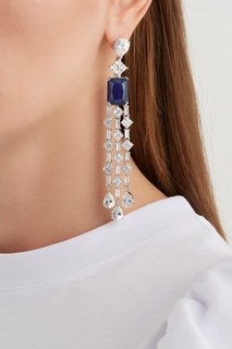 Серьги с цирконами Jewel Mania