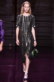 Платье с пайетками Nina Ricci