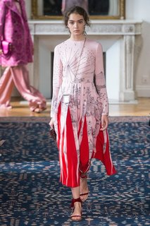Платье с принтом Valentino