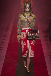 Юбка с принтом Gucci