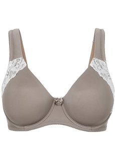 Бюстгальтер под футболку, чашка C (серо-коричневый/экрю) Bonprix
