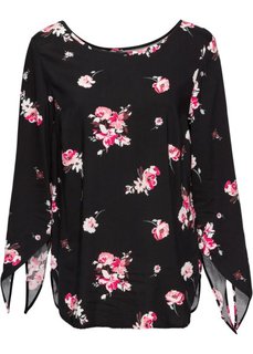 Классика гардероба: блузка (розовый в цветочек) Bonprix