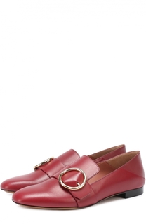 Кожаные лоферы с пряжкой Bally