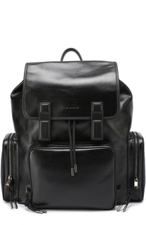 Кожаный рюкзак с внешними карманами на молнии Dior