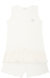Пижама из модала с бантом La Perla