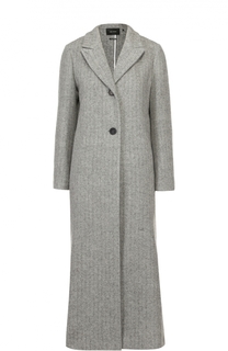 Удлиненное шерстное пальто с широкими лацканами Isabel Marant